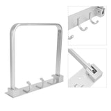 Collapsible Bathroom Rack with Row Hooks Multifunctional WallMounted Towel Shelf Holder for Home V1294-YM0901-3112210064511