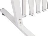 Garden Security Fence Gate Expandable White BD1012-WH