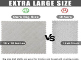 Homaxy 12 Pack Kitchen Dish Cloths and Large Cotton Kitchen Hand Towels(18x V1258-DP02-F-175