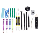 Professional Screwdriver Repair Kit For Iphone 7 / 7 Plus With Leather Handbag PRL-6890PTE