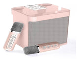 Portable Karaoke Machine with 2 Wireless Microphones Portable Bluetooth Speaker for Family Party V1263-JX-6965-1