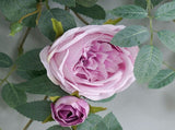 Door Head Cover Decoration Fake Rose Vine Window Landscaping Simulation 22 Head Austin Rose Wall V1294-YM0523-220325DY02-3