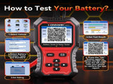 KW371 6V/12V/24V Battery Tester 4/5Pin Relay Tester 2 in 1 battery tester automotive with cranking V1107-806-52518