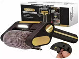 Black Electric Bristle-Free Grill Cleaner with Spinning Roller - 304 Stainless Steel Mesh BBQ V888-ELOSUNG56729