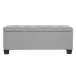 Artiss Storage Ottoman Blanket Box 97cm Linen Light Grey OTM-L2-LINEN-LI-GY