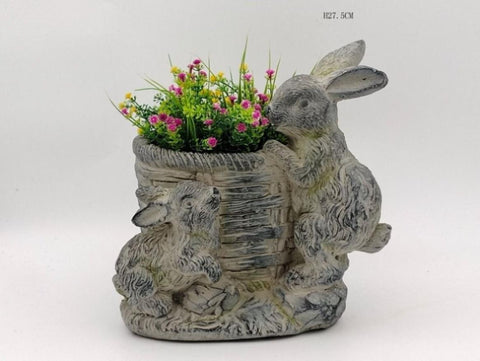 Lovers Rabbits Planter V231-MP-044