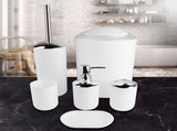 6pcs/set Bathroom Accessories Set Toothbrush Holder,Trash Can,Soap Dispenser V1294-YM0901-JY20664-01
