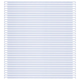 50Pcs White Hanging File Divider Rails Metal Frame for Office Use V1366-AZ2-W-20164