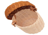 Kids Rattan Storage Basket Hand Woven Decorative Acorn Shaped Basket Bag for Boys Girls Photography V1294-YM0703-3115230034712