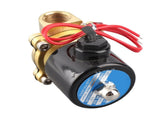 220V DN15 1/2" Electric Normal Closed Valve Electromagnetic Valve for Water Oil Air Gas V1294-YM0901-JY01042