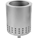 Portable Metal Tabletop Fire Pit with Ventilation Holes for Garden, Camping and Outdoor Warmth, V1189-LC-HW-00362