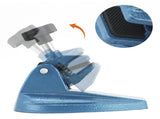 Micrometer Stand with Double Non-Slip Clamping Pad, 2 Pack Painted Cast Iron Base Micrometer Stand V1258-DP02-C-3314