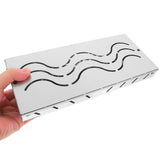 2Pcs Stainless Steel Bbq Smoke Boxes with Lid for Adding Flavor to Meat Fish Vegetable V1369-AZ3-W-16724