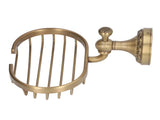 Wall Mounted Bathroom Soap Holder Antique Soap Basket Toilet Soap Tray Rack with Carved Curved V1294-YM0626-3112220088511