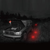 USB Rechargeable LED Roads Emergency Lights-Roadside Warning Car Safety Beacon Flashing Disc V1366-AZ2-W-03166
