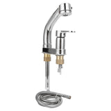 G1/2 Faucet Telescopic Rotatable Pull Out Cold Hot Water Mixer Tap for Bathroom Wash Basin V1294-YM0901-3112200145311