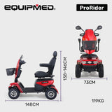 Equipmed ProRider Ultra Large-sized, High Power, Strong Climber, Varied Terrain, 200kg Capacity V219-HMBMSCEQ9RDA