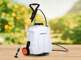 Giantz Weed Sprayer Electric 20L Backpack Trolley SPRAYER-CART-20L-BACKPACK-WH