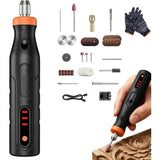 Mini Handheld Cordless Tool, 3 Speed Multi-Purpose Mini Electric Grinder Kit, Mini Cordless V1369-AZ3-W-08093