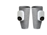 Grey Wireless Air Compression Leg Calf Massager with Heat - Rechargeable Kneading Relaxation V888-ELOSUNG56207-2