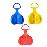 2Pcs Skiing Boards Sand Sliding Pe Plastic Grass Sleds with Anti Skid Handles Assorted Colors V1369-AZ3-W-15597