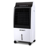 Devanti Evaporative Air Cooler Fan Conditioner 8L EAC-C-RC-11B-WH