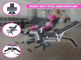 FID Flat Incline Decline Bench Press w/ Leg Extension V63-766645