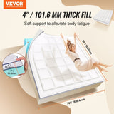 VEVOR Mattress Topper Premium Memory Foam Fiber Fill King 101.6 mm Thickness V952-DHYCDZ7680INM5WOQV0