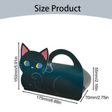 Halloween Kitten Tote Packing Carton Gable Boxes for Party Attractive Gift Boxes with in Handle V1192-AZ-W-30996