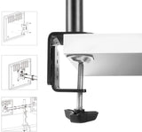 360 Degree Rotation Dual LCD LED Monitor Desk Mount Stand Fits 2 Screens Up to 27" V178-34133
