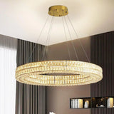 BAMDECOR C3332/1 Round Luxury Crystal Chandelier Modern LED Crystal Chandelier LED Ring Pendant V255-BAM-C3332/1-60