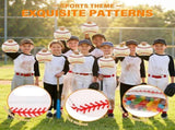 24-Pack Sport-Themed Goodie Bags Double-Sided Vibrant Prints, Reusable & Fade-Resistant, Perfect V1366-AZ2-W-15155