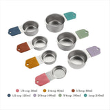 Magnetic Measuring Cups Set Stainless Steel Heavy Duty Metal Measuring Cups for Dry and Liquid V1366-AZ2-W-16271