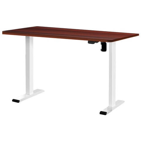 Artiss Standing Desk Motorised Sit Stand Desks Walnut 140CM HASD-114G-WHDF-WADB-140