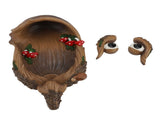 Tree Face Decor Bird Feeder Outdoor Fun Old Man Tree Hugger Sculpture Yard Art Garden Lawn Ornament V1294-YM0901-3111240195211
