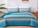 Blue Boho Royale Bedspread Coverlet 3 Piece Set V745-AC081089Q13U