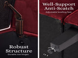 Storage Ottoman Stool Arm Bench Seat 132cm Velvet RED V274-FT-GQ298-RD