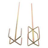 2Pcs Paint and Mud Mixer Attachment for Drill Premium Steel Multi Color Durable Stirring Rods V1369-AZ3-W-15605