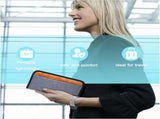 Travel Passport Wallet Family Passport Holder Documents Organizer with RFID Blocker for Men & Women V1259-DP01-A-3767