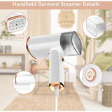 Garment Steamer, Mini Portable Iron, 30S Fast Heat-Up, 1000W, 120Ml, Travel Steamer With Brush And V1188-MS-227-2033
