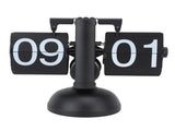 Flip Clock Large Number Battery Powered 304 Stainless Steel Tabletop Retro Flip Clock for Home V1294-YM0710-3115230112014