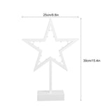 Star Shape LED Night Light Table Night Lamp Home Room Xmas Christmas Decor Kid Gift V1294-YM0901-3119200027611