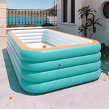 Large inflatable swimming pool, green swimming pool, suitable for home yard, outdoor pool, summer V1102-HEYC-001