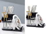 Multifunctional Kitchen Storage Rack Kitchen Countertop Cutting Board Pot Cover Chopsticks Forks V1294-YM0706-3118230217013