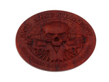 Magnetic Push Slider Stress Relief Handmade Rosewood Crafted Rotating Fidget Toys for ADHD Skull V1294-YM0706-3115230080011