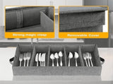 Flatware & Utensile - Silverwaree Box with Adjustable Divider, 5 Compartment Flatware V1370-AZ4-13573