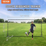 Soccer Rebounder Net, 12x6FT Iron Soccer Training Equipment, Sports Football Training Gift with V952-ZQHDWTZ126YCS0MY9V0