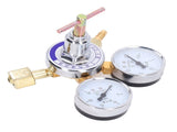 Nitrogen Regulator Gauge Kit Pressure Reducing Valve Brass Inlet Outlet Meter Reducer V1294-YM0523-3113220011511