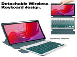 Lenovo Tab M11 Xiaoxin Pad 11 2024 Tablet Cover with Bluetooth Keyboard Stand PU Acrylic Case V1188-MA108C-10122-1