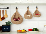 Jute Wall Basket Hanging Storage Basket Hanging Fruit Basket Boho Interior Wall Plant Basket V1189-WXF-260203-00438
